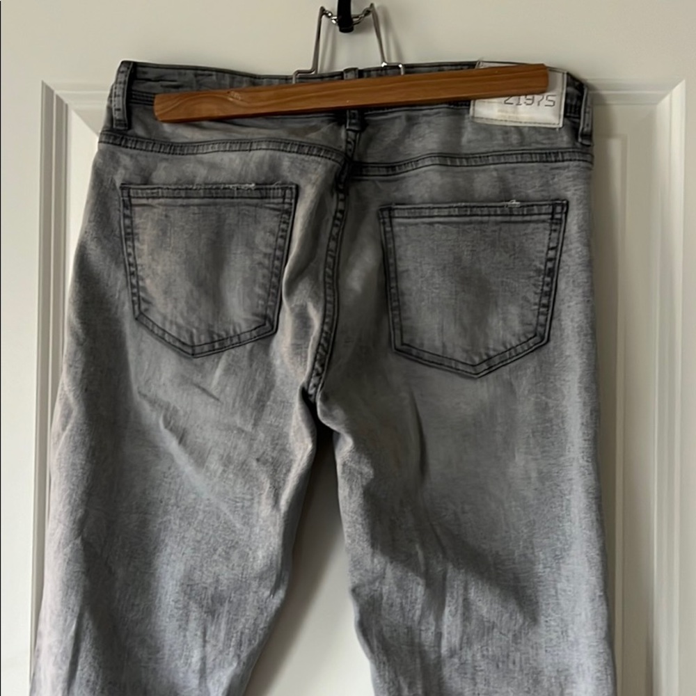Zara Basic Denim Grey Wash - image 4